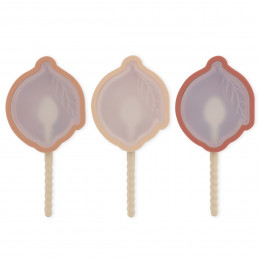 Lot de 3 moules à glace Lemon - Rose Mix