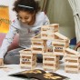 Mallette en bois de 280 planchettes + 1 livre d'art bleu - à partir de 8 ans