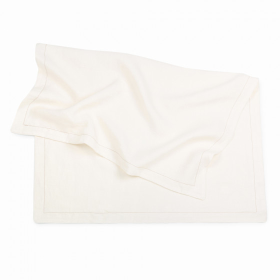 Lin français couverture légère - Off White - 70x90 cm