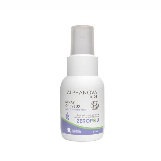 Zéropou spray cheveux anti-poux BIO 50 ml