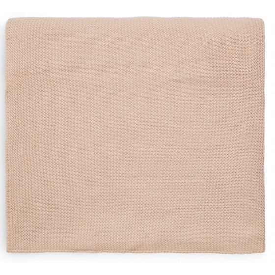 Couverture Berceau Basic Knit - Pale Pink - 75 x 100 cm