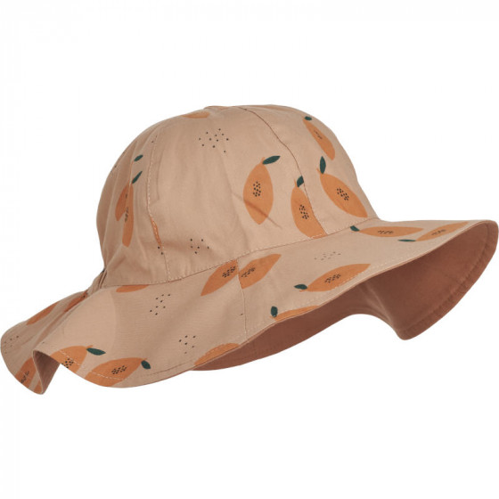 Chapeau de soleil réversible Amélia - Papaya / Pale tuscany Chapeau de soleil réversible Amélia - Papaya / Pale tuscany