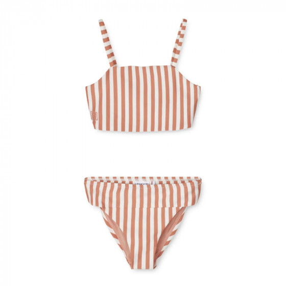Bikini Lucette - Y/D Stripe: Tuscany rose / Creme de la creme Bikini Lucette - Y/D Stripe: Tuscany rose / Creme de la creme