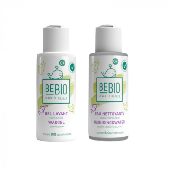 Duo Eau nettoyante bébé