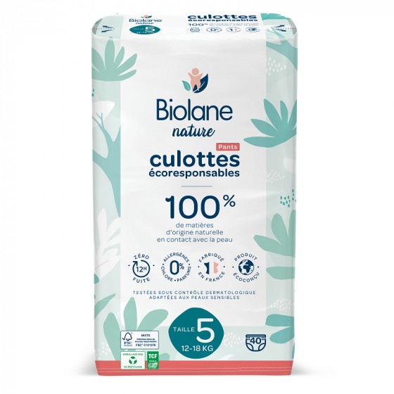 Couches culottes - Taille 5 - 12 à 18 Kg - 40 culottes Couches culottes - Taille 5 - 12 à 18 Kg - 40 culottes