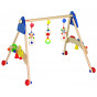 Portique d'activités en bois Train - 3 en 1 - à partir de 3 mois