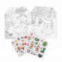 Cahier de coloriage et stickers Le jardinier - Le Jardin du Moulin - Moulin Roty