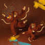 Peluche petit orang-outan - Tout autour du monde - Moulin Roty