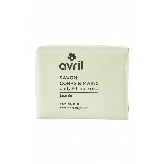 Savon corps & mains Jasmin 100g - Certifié bio - Avril