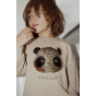 Sweat-shirt à sequins Lou - Oxford Tan - 4 ans - Konges Sløjd