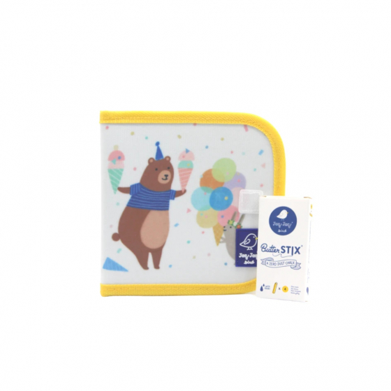 Cahier ardoise effaçable ours et 4 Butterstix - Mini Doodle It & Go