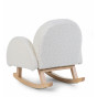 Fauteuil à bascule pour enfant - Teddy Ecru