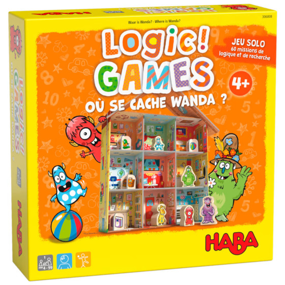 Haba - Logic Games - Jeu de société où se cache Wanda - Version française