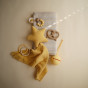 Set de 2 tétines Daisy Bloom en latex - Chamomile/Honey gold