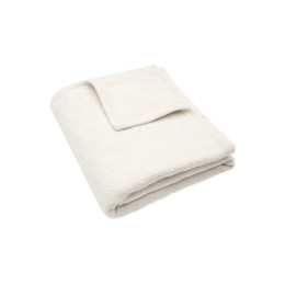 Jollein - Couverture lit bébé Pure Knit Velvet - Biscuit GOTS - 100x150cm -  Sebio