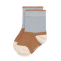 Lot de 3 paires de chaussettes - Light blue & caramel