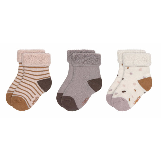 Lot de 3 paires de chaussettes bébé - Tiny Farmer - Lilas