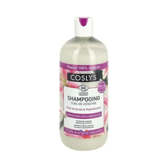 Shampoing BIO cheveux fragilisés lys et kératine 500 ml