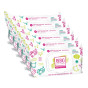 Lingettes écologiques pour bébé - sans parfum - Camomille & Aloe Vera BIO - Lot 8X72 (576 lingettes) Lingettes écologiques pour bébé - sans parfum - Camomille & Aloe Vera BIO - Lot 8X72 (576 lingettes)