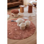 Tapis lavable rond - Dot Chesnut - Lorena Canals