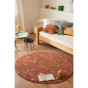 Tapis lavable rond - Dot Chesnut - Lorena Canals