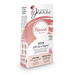 Soin cheveux naturel 100% bio & végétal henné neutre 2 x 50 g - Les couleurs de Jeanne