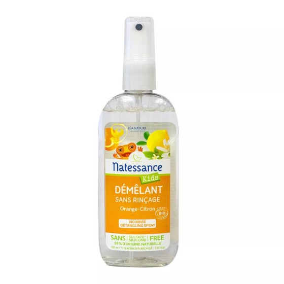 Démêlant sans rinçage Bio Kids - Orange Citron - 150 ml - Natessance Démêlant sans rinçage Bio Kids - Orange Citron - 150 ml - Natessance