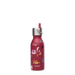 Bouteille isotherme inox - Kids - Yosemite - Grenat - 350ml - Qwetch