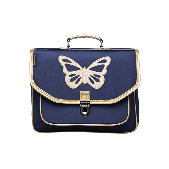 Cartable M - Papillon Bleu