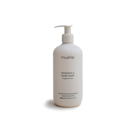 Shampoing et gel douche pour bébé sans parfum 400ml - Mushie