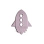 Anneau de dentition Rocket Soft Lilac - Mushie Anneau de dentition Rocket Soft Lilac - Mushie