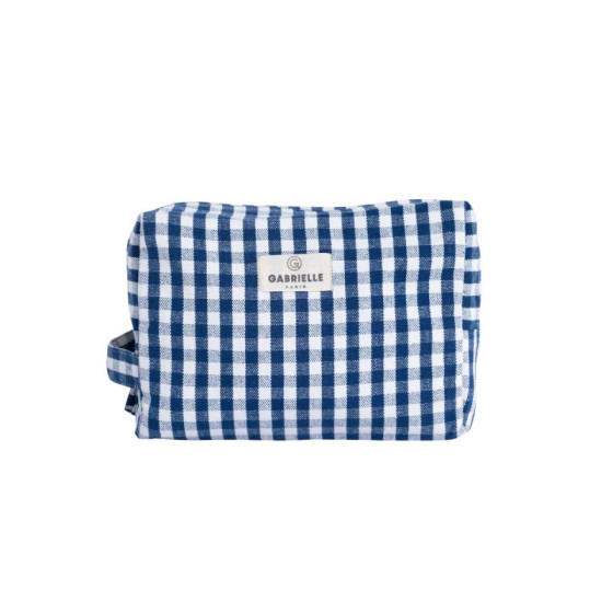 Trousse de toilette Vichy - Indigo