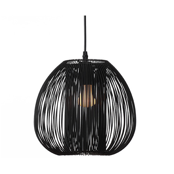 Lampe suspension Zef - noir