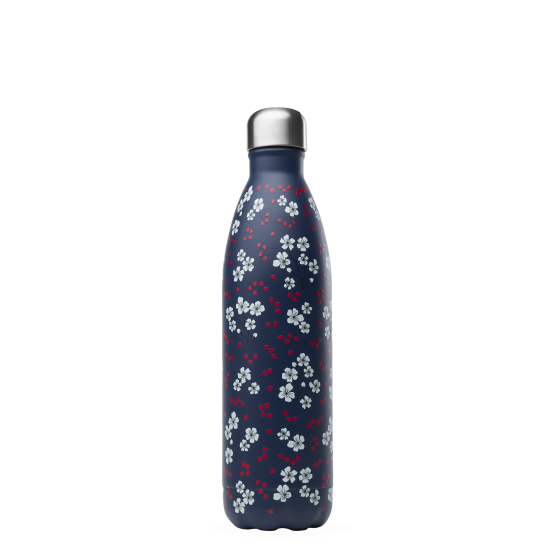 Gourde isotherme inox - Hanami bleu 750ml - Qwetch