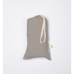 Drap Housse en Coton Bio pour lit bébé - 60x120 cm - Gris Tourterelle