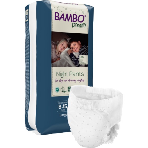 Culottes de nuit Bambo Dreamy 8-15 ans 35-50 kg 10 culottes Girls - Bambo Nature Culottes de nuit Bambo Dreamy 8-15 ans 35-50 kg 10 culottes Girls - Bambo Nature