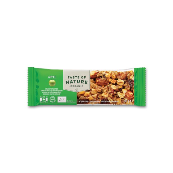 Barre aux noix et fruits secs Pomme 1 x 40 g - Taste of Nature Barre aux noix et fruits secs Pomme 1 x 40 g - Taste of Nature