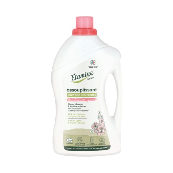 Assouplissant Fleur de cerisier et Jasmin 1 l - Etamine du Lys Assouplissant Fleur de cerisier et Jasmin 1 l - Etamine du Lys