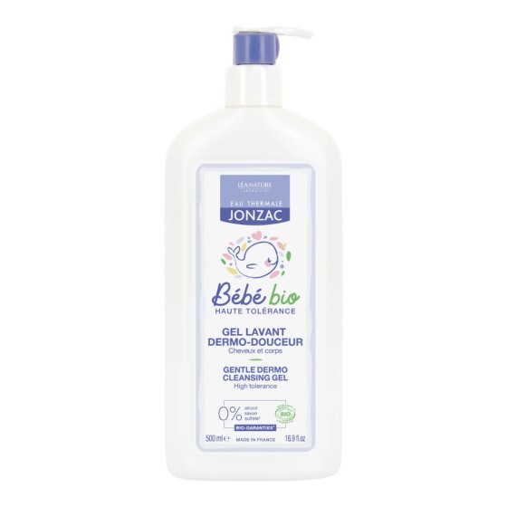 Gel lavant dermo-douceur sans savon BIO Bébé 500 ml - Jonzac Gel lavant dermo-douceur sans savon BIO Bébé 500 ml - Jonzac