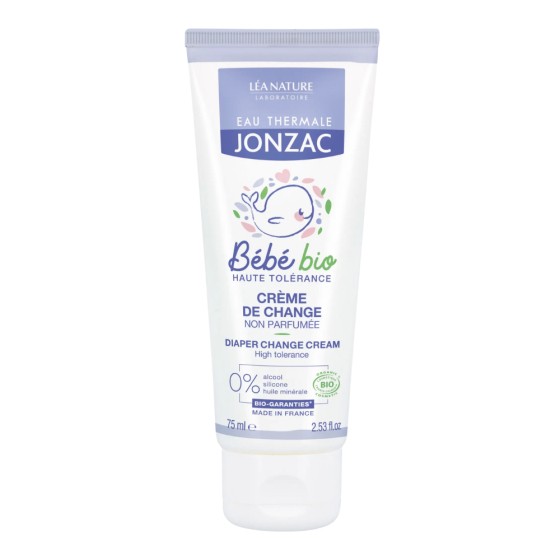 Crème de change sans parfum BIO Bébé 75 ml - Jonzac