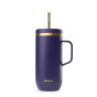 Cold cup isotherme inox avec anse Matt Violet obscur & Or 600ml - Qwetch