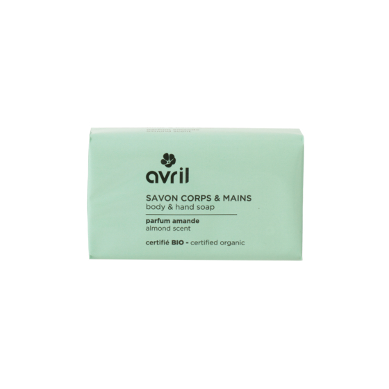 Savon corps et mains Amande BIO 100 g - Avril