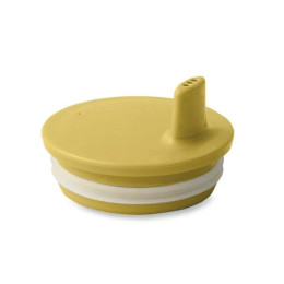 Bouchon à bec pour tasse Design Letters - Moutarde