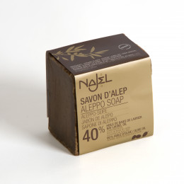 Savon d'Alep 40 % laurier - 185 g 