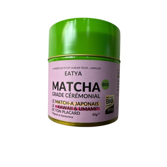Matcha Matcha grade cérémonial BIO 40 g - Eatya Matcha Matcha grade cérémonial BIO 40 g - Eatya