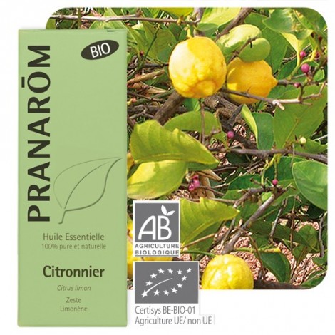 Huile essentielle de Citron zeste BIO - 10 ml Huile essentielle de Citron zeste BIO - 10 ml