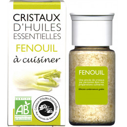 Cristaux d'huiles essentielles à cuisiner - fenouil - 10 g