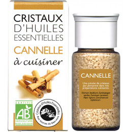 Cristaux d'huiles essentielles à cuisiner - cannelle - 10 g