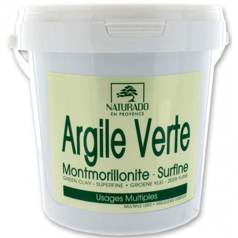 Argile verte Montmorillonite surfine - 1 kg