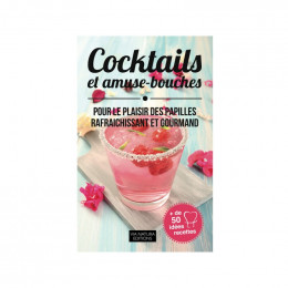 Livre de recettes pour cocktails et mises en bouche